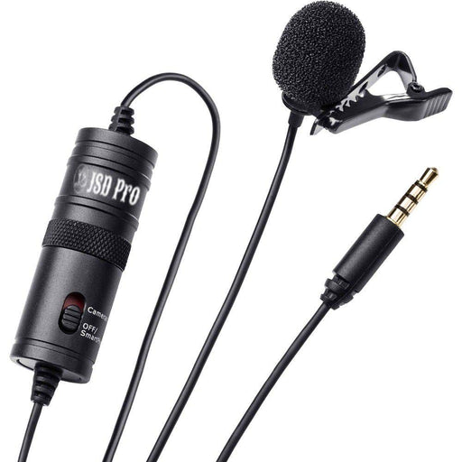 JSD PRO® - JSD-M1P Lavalier Microphone for Smarphone, Cameras & PC