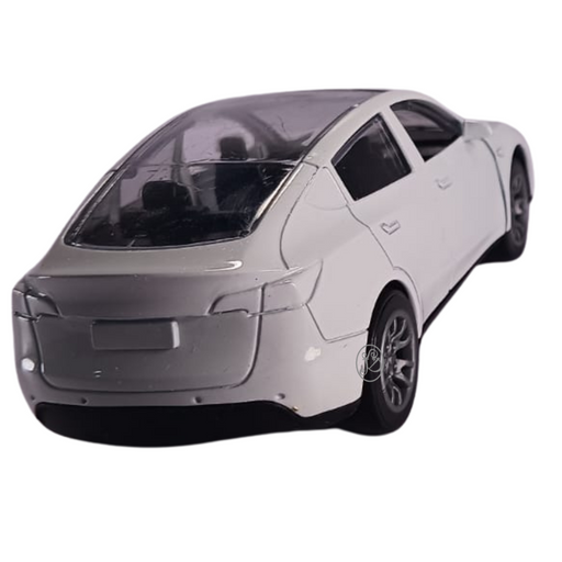JSD PRO®- Tesla Model Y -JSD-DC093-Premium Collection-Die Cast Model 1:32-Metal Toy Car, Openable Doors, Light & Sound with Storage Box (White)