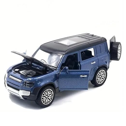 JSD PRO®- Defender- Blue -JSD-DC012 -Premium Collection-Die Cast Model 1:32-Metal Toy Car with Storage Box (Blue)