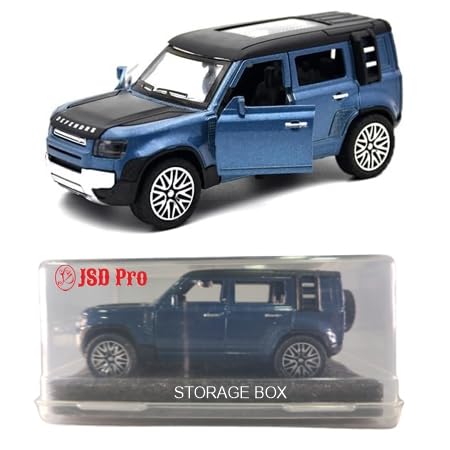 JSD PRO®- Defender- Blue -JSD-DC012 -Premium Collection-Die Cast Model 1:32-Metal Toy Car with Storage Box (Blue)