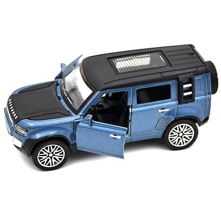 JSD PRO®- Defender- Blue -JSD-DC012 -Premium Collection-Die Cast Model 1:32-Metal Toy Car with Storage Box (Blue)