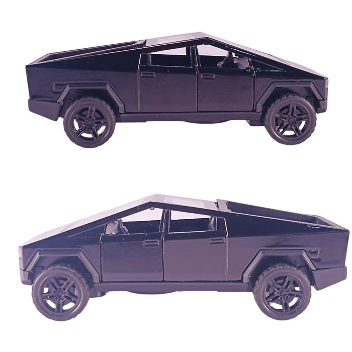 JSD PRO®- Tesla CYBERTRUCK -JSD-DC079-Premium Collection-Die Cast Model 1:32-Metal Toy Car with Openable Doors (Black)