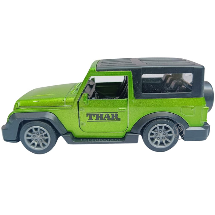JSD PRO®-Thar -JSD-DC052-Premium Collection-Die Cast Model 1:32-Metal Toy Car with Openable Doors, Light & Sound (Mettalic Green)