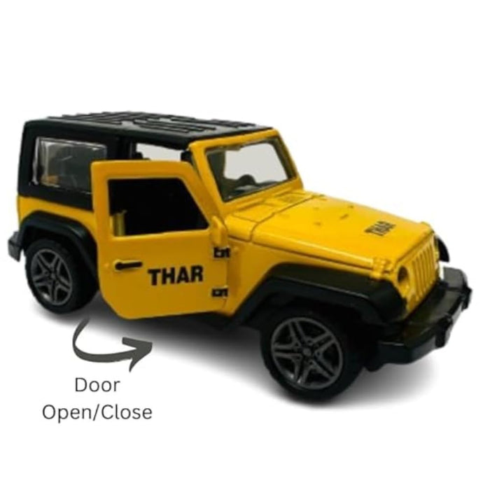JSD PRO®- Thar-Yellow -JSD-DC011SB-Premium Collection-Die Cast Model 1:32-Metal Toy Car with Storage Box (Yellow)