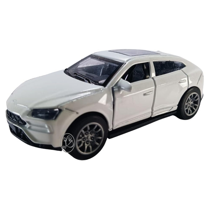 JSD PRO®- Lamborghini URUS-JSD-DC066-Premium Collection-Die Cast Model 1:32-Metal Toy Car with Openable Doors, Light & Sound with Storage Box (White