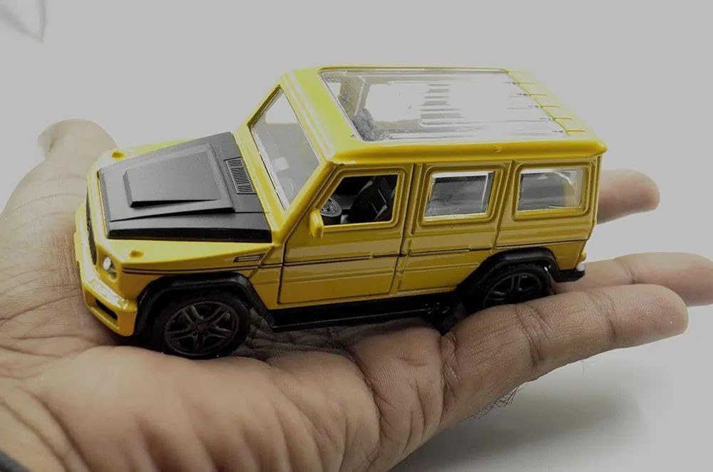 JSD PRO®- G-Wagon -JSD-DC029 -Premium Collection-Die Cast Model 1:32-Metal Toy Car with Storage Box (Yellow)
