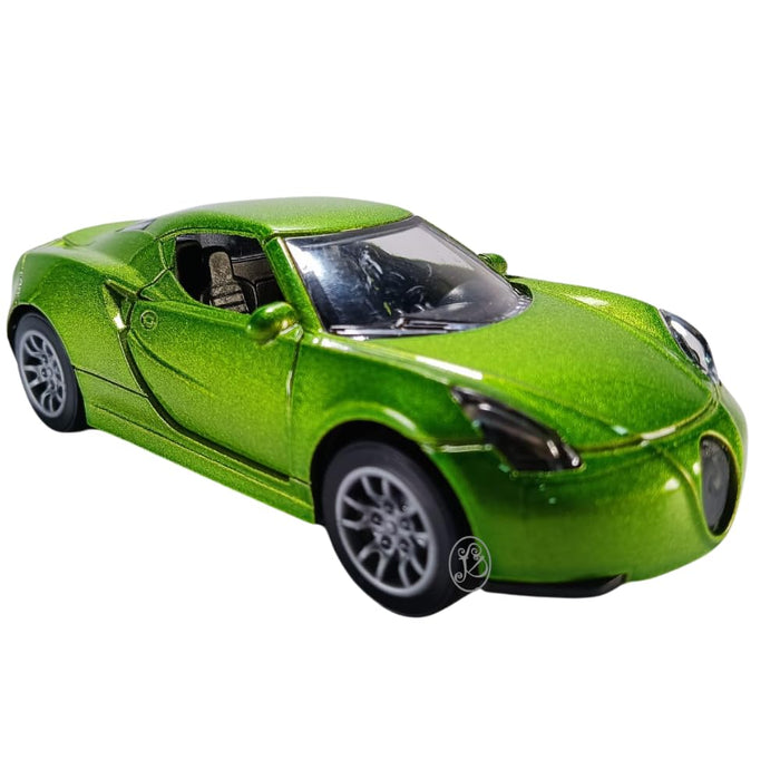JSD PRO®- Lamborghini -JSD-DC060-Premium Collection-Die Cast Model 1:32-Metal Toy Car with Openable Doors, Light & Sound with Storage Box (Mettalic Green)