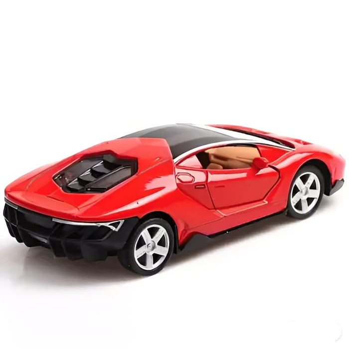 JSD PRO®- Lamborghini -JSD-DC001 -Premium Collection-Die Cast Model 1:32-Metal Toy Car with Storage Box (RED)