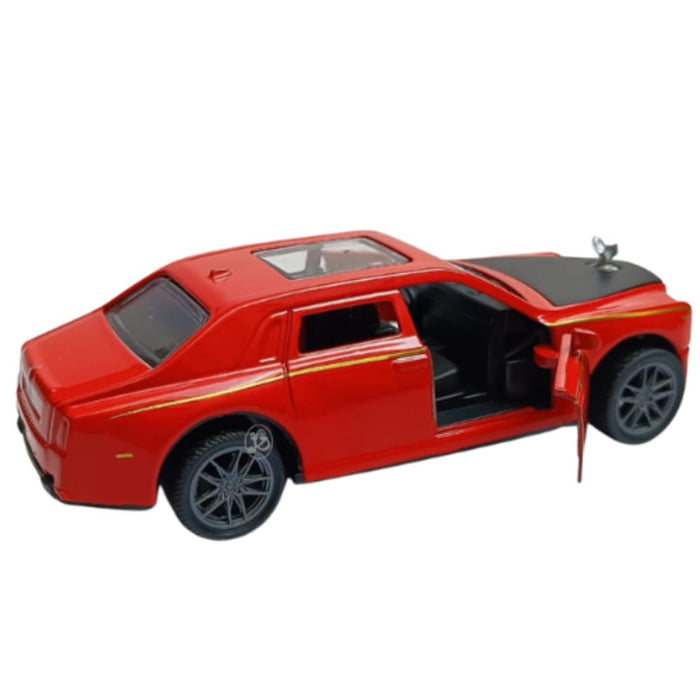JSD PRO®- Rolls Royce Phantom -JSD-DC034-Premium Collection-Die Cast Model 1:32-Metal Toy Car with Openable Doors, Light & Sound with Storage Box (Red)