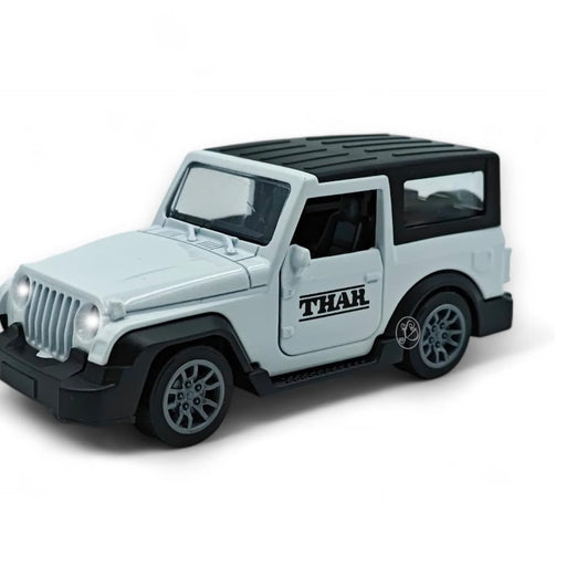 JSD PRO®-Thar -JSD-DC054-Premium Collection-Die Cast Model 1:32-Metal Toy Car with Openable Doors, Light & Sound (White)