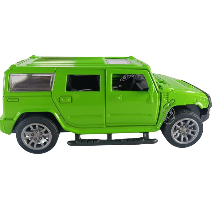 JSD PRO®- Hummer -JSD-DC082-Premium Collection-Die Cast Model 1:32-Metal Toy Car with Openable Doors (Green)