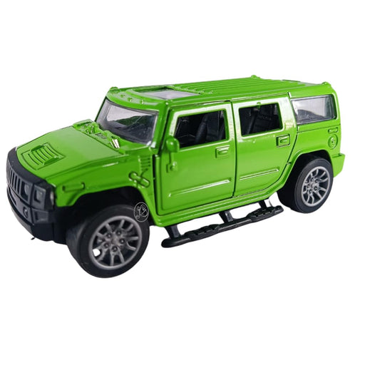 JSD PRO®- Hummer -JSD-DC082-Premium Collection-Die Cast Model 1:32-Metal Toy Car with Openable Doors (Green)