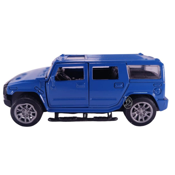 JSD PRO®- Hummer -JSD-DC087-Premium Collection-Die Cast Model 1:32-Metal Toy Car, Openable Doors with Storage Box (Blue)