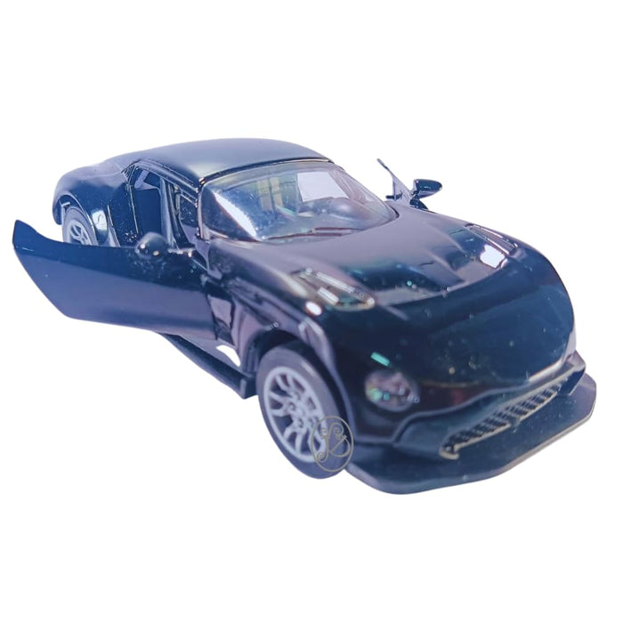 JSD PRO®- Aston Martin Vulcan -JSD-DC097-Premium Collection-Die Cast Model 1:32-Metal Toy Car, Openable Doors, Light & Sound with Storage Box (White)