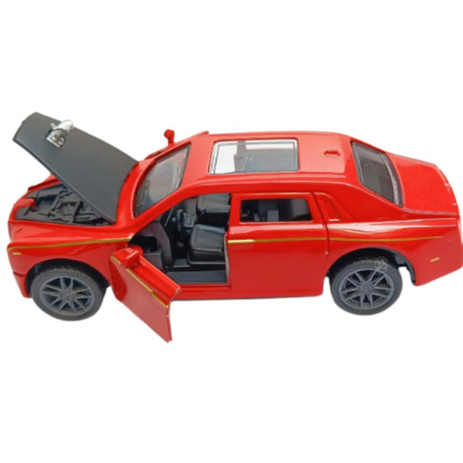 JSD PRO®- Rolls Royce Phantom -JSD-DC034-Premium Collection-Die Cast Model 1:32-Metal Toy Car with Openable Doors, Light & Sound with Storage Box (Red)