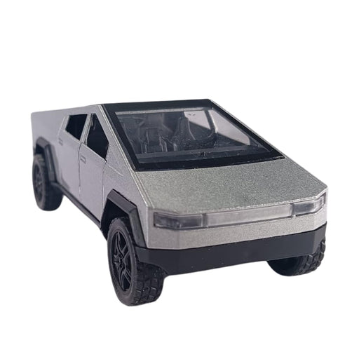 Click to open expanded view JSD PRO®- Tesla CYBERTRUCK -JSD-DC076-Premium Collection-Die Cast Model 1:32-Metal Toy Car with Openable Doors (Silver)