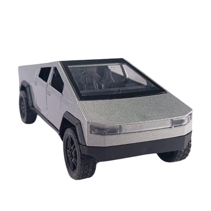 Click to open expanded view JSD PRO®- Tesla CYBERTRUCK -JSD-DC076-Premium Collection-Die Cast Model 1:32-Metal Toy Car with Openable Doors (Silver)
