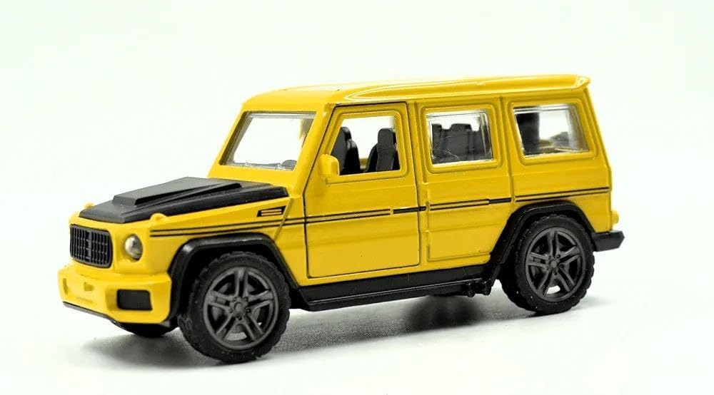 JSD PRO®- G-Wagon -JSD-DC029 -Premium Collection-Die Cast Model 1:32-Metal Toy Car with Storage Box (Yellow)