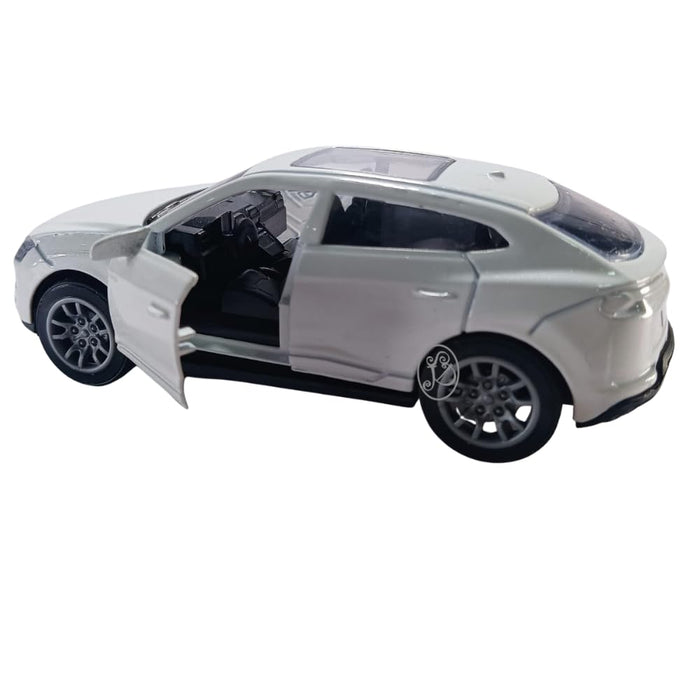 JSD PRO®- Lamborghini URUS-JSD-DC066-Premium Collection-Die Cast Model 1:32-Metal Toy Car with Openable Doors, Light & Sound with Storage Box (White