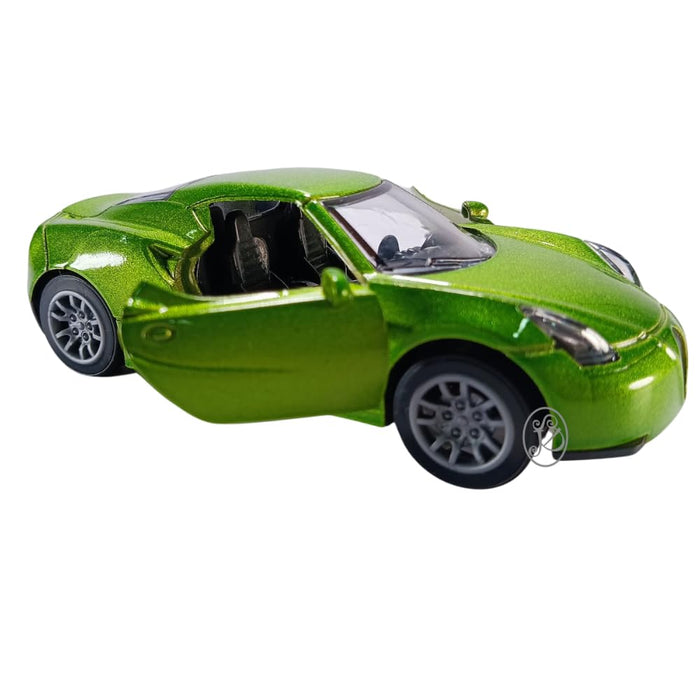 JSD PRO®- Lamborghini -JSD-DC065-Premium Collection-Die Cast Model 1:32-Metal Toy Car with Openable Doors, Light & Sound (Mettalic Green)