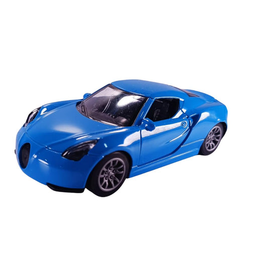 JSD PRO®- Alfa Romeo 4C -JSD-DC091-Premium Collection-Die Cast Model 1:32-Metal Toy Car with Openable Doors, Light & Sound with Storage Box (Blue)