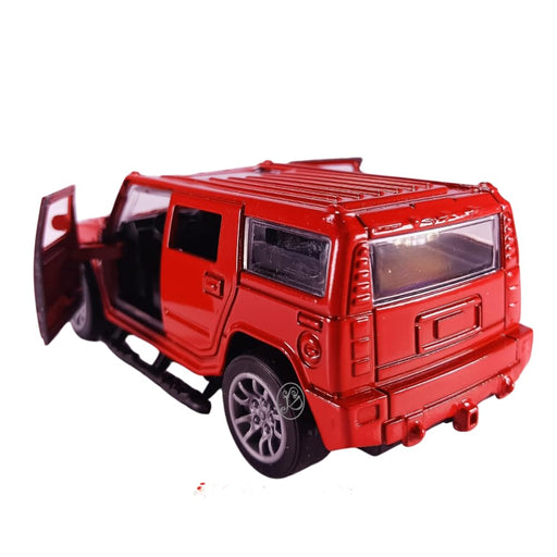 JSD PRO®- Hummer -JSD-DC084-Premium Collection-Die Cast Model 1:32-Metal Toy Car with Openable Doors (RED)
