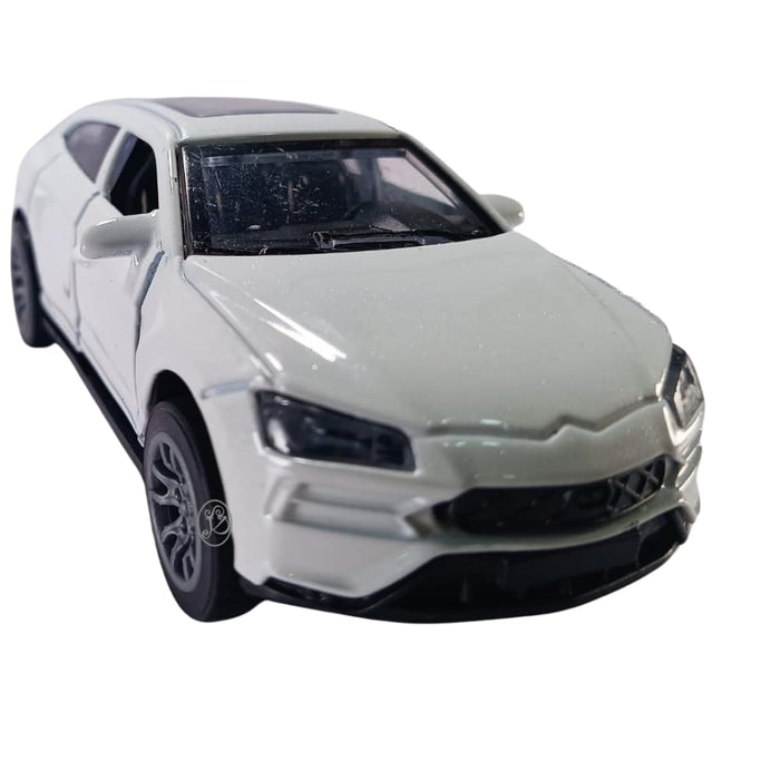 JSD PRO®- Lamborghini URUS-JSD-DC066-Premium Collection-Die Cast Model 1:32-Metal Toy Car with Openable Doors, Light & Sound with Storage Box (White