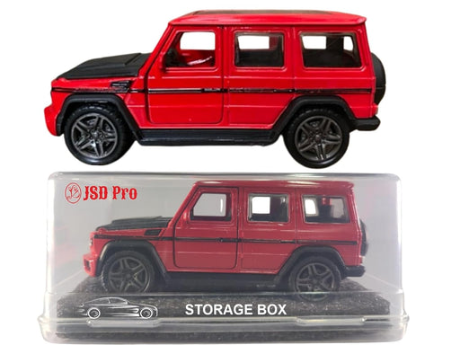 JSD PRO®- G-Wagon -JSD-DC016 -Premium Collection-Die Cast Model 1:32-Metal Toy Car with Storage Box (Red)