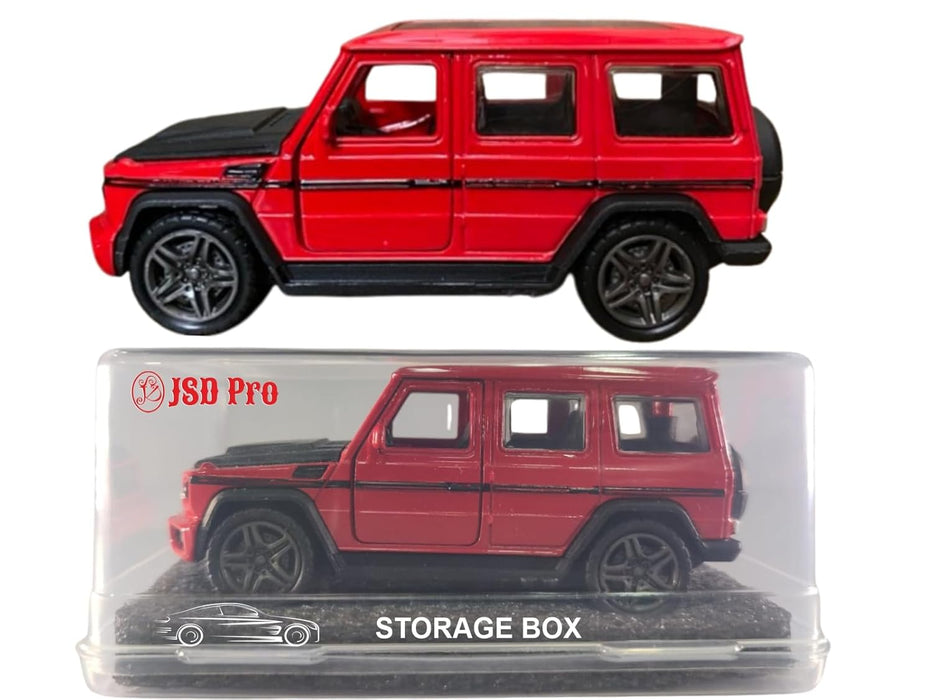JSD PRO®- G-Wagon -JSD-DC016 -Premium Collection-Die Cast Model 1:32-Metal Toy Car with Storage Box (Red)