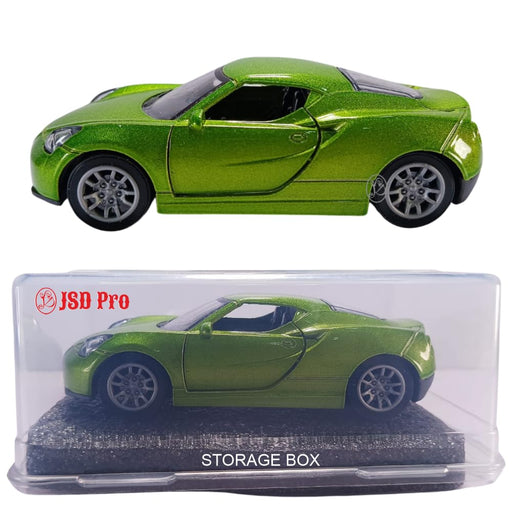 JSD PRO®- Lamborghini -JSD-DC060-Premium Collection-Die Cast Model 1:32-Metal Toy Car with Openable Doors, Light & Sound with Storage Box (Mettalic Green)