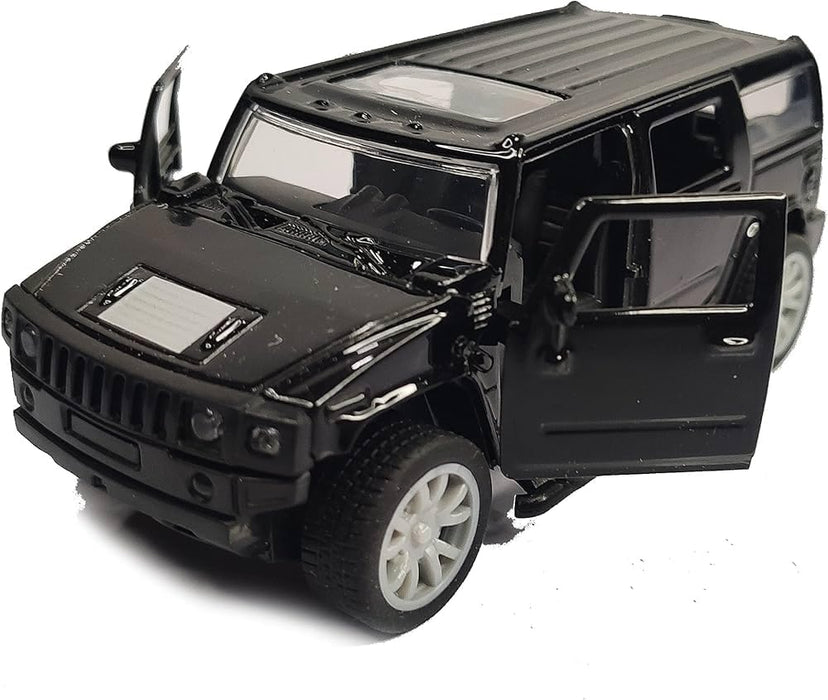 JSD PRO®- Hummer -JSD-DC014 -Premium Collection-Die Cast Model 1:32-Metal Toy Car with Storage Box (Black)