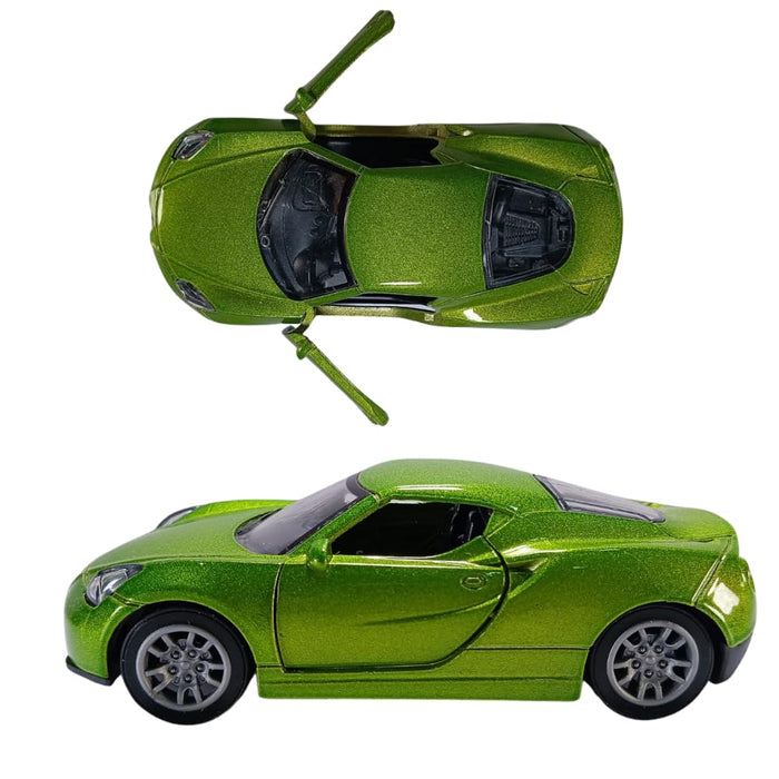 JSD PRO®- Lamborghini -JSD-DC060-Premium Collection-Die Cast Model 1:32-Metal Toy Car with Openable Doors, Light & Sound with Storage Box (Mettalic Green)