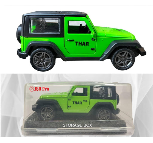 JSD PRO®- Thar Open- Green - JSD-DC003SB-Premium Collection-Die Cast Model 1:32-Metal Toy Sports Car with Storage Box (Green)