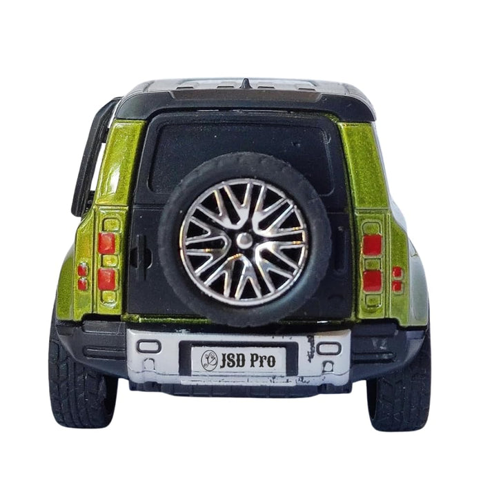 JSD PRO®- Defender- Green -JSD-DC012 -Premium Collection-Die Cast Model 1:32-Metal Toy Car with Storage Box (Green)