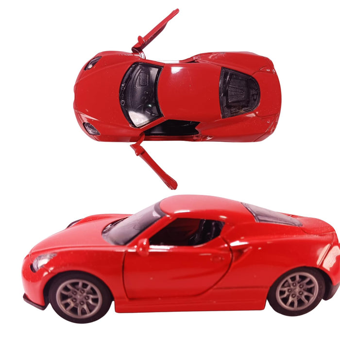 JSD PRO®- Lamborghini -JSD-DC069-Premium Collection-Die Cast Model 1:32-Metal Toy Car with Openable Doors, Light & Sound with Storage Box (Red)