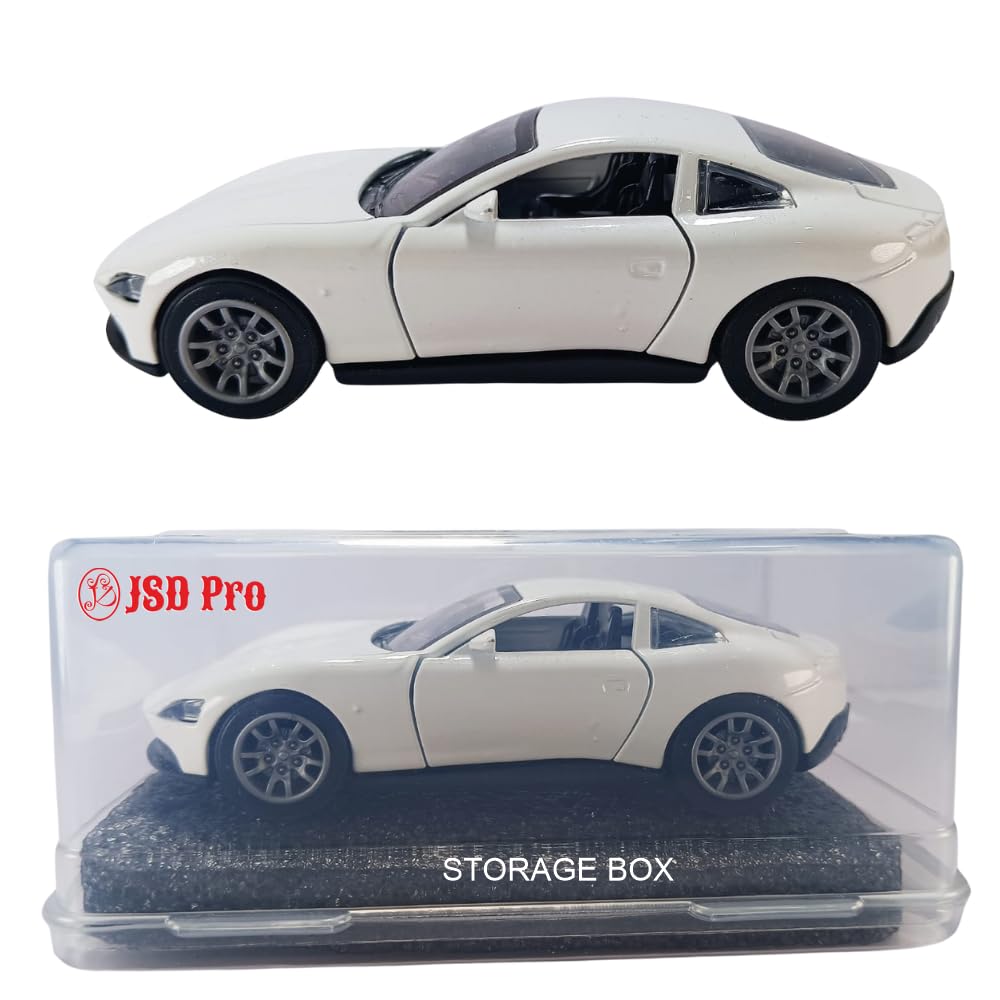 JSD PRO®- Lamborghini -JSD-DC069SB-Premium Collection-Die Cast Model 1:32-Metal Toy Car with Openable Doors, Light & Sound with Storage Box (White)