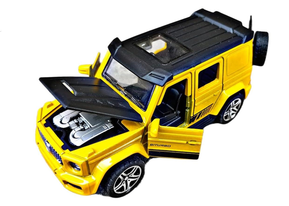 JSD PRO®- G-Wagon -JSD-DC021 -Premium Collection-Die Cast Model 1:32-Metal Toy Car with Storage Box (Yellow)