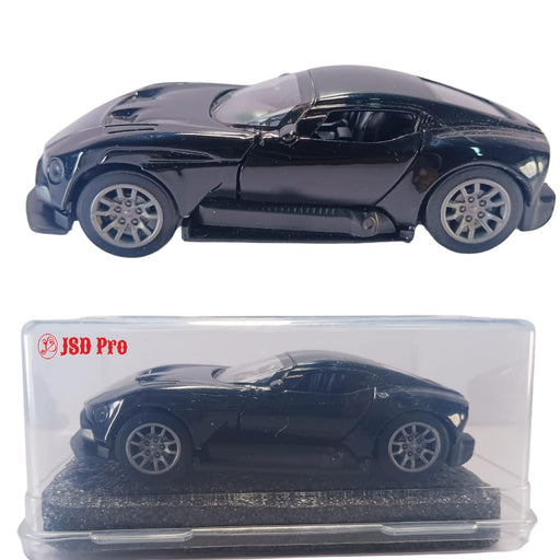 JSD PRO®- Aston Martin Vulcan -JSD-DC097-Premium Collection-Die Cast Model 1:32-Metal Toy Car, Openable Doors, Light & Sound with Storage Box (White)