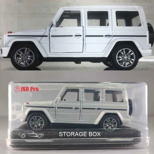 JSD PRO®- G-Wagon -JSD-DC010 -Premium Collection-Die Cast Model 1:32-Metal Toy Car with Storage Box (White)