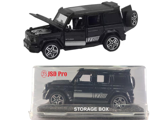 JSD PRO®- G-Wagon -JSD-DC013 -Premium Collection-Die Cast Model 1:32-Metal Toy Car with Storage Box (Black)