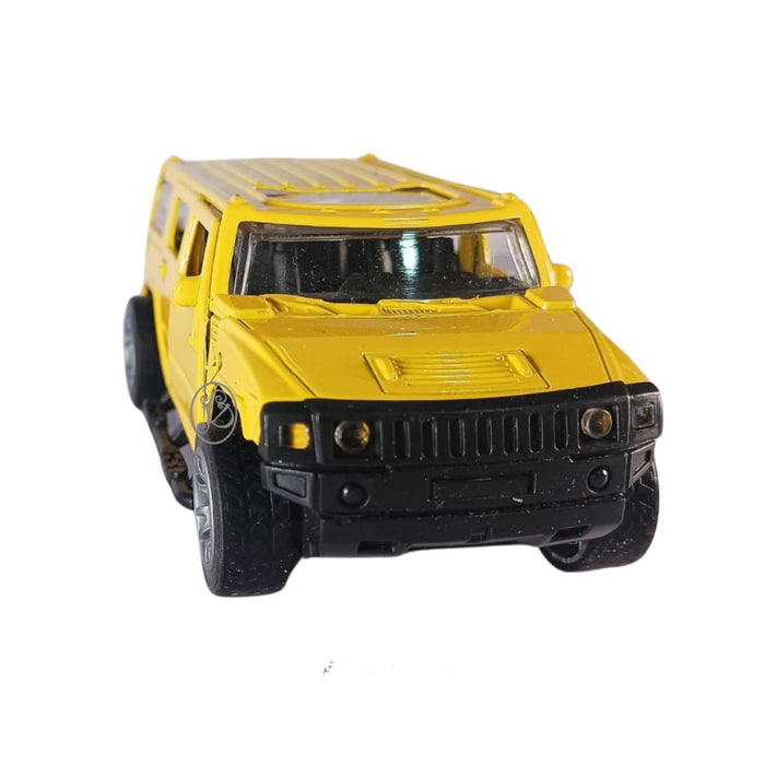 JSD PRO®- Hummer -JSD-DC073-Premium Collection-Die Cast Model 1:32-Metal Toy Car with Openable Doors (Yellow)