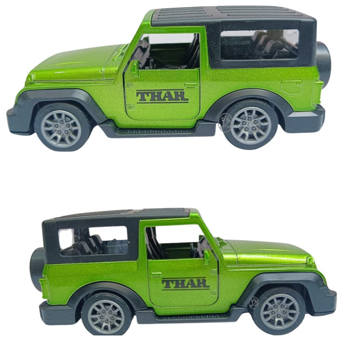 JSD PRO®-Thar -JSD-DC052-Premium Collection-Die Cast Model 1:32-Metal Toy Car with Openable Doors, Light & Sound (Mettalic Green)