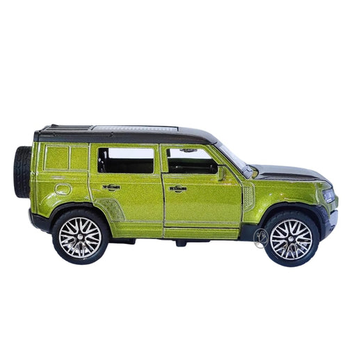 JSD PRO®- Defender- Green -JSD-DC012 -Premium Collection-Die Cast Model 1:32-Metal Toy Car with Storage Box (Green)