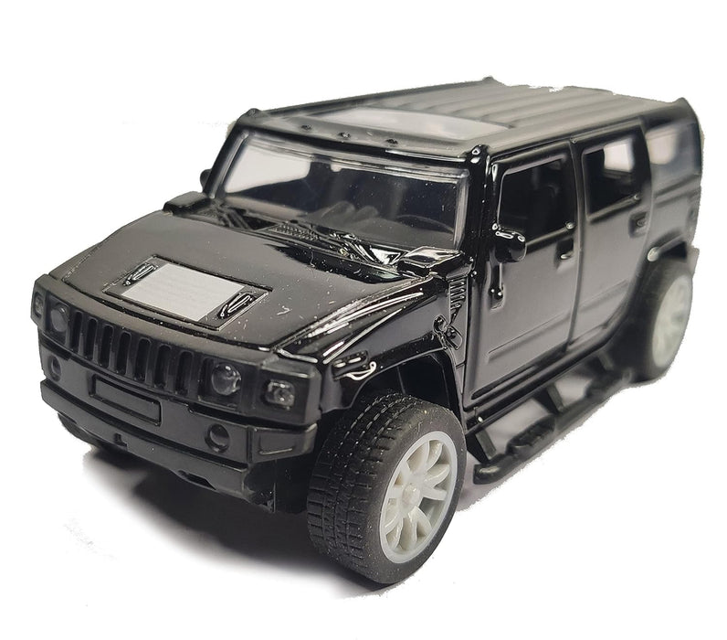 JSD PRO®- Hummer -JSD-DC014 -Premium Collection-Die Cast Model 1:32-Metal Toy Car with Storage Box (Black)
