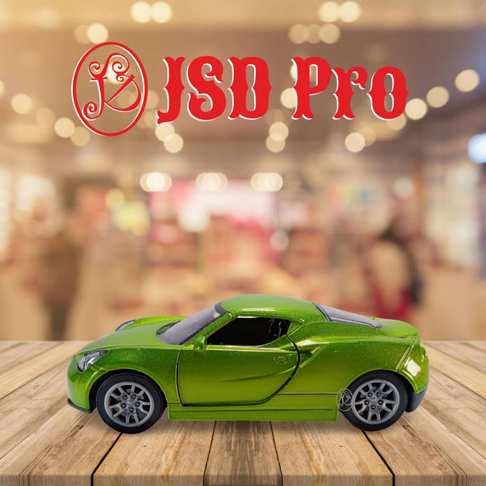 JSD PRO®- Lamborghini -JSD-DC060-Premium Collection-Die Cast Model 1:32-Metal Toy Car with Openable Doors, Light & Sound with Storage Box (Mettalic Green)