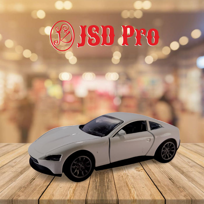 JSD PRO®- Lamborghini -JSD-DC069SB-Premium Collection-Die Cast Model 1:32-Metal Toy Car with Openable Doors, Light & Sound with Storage Box (White)