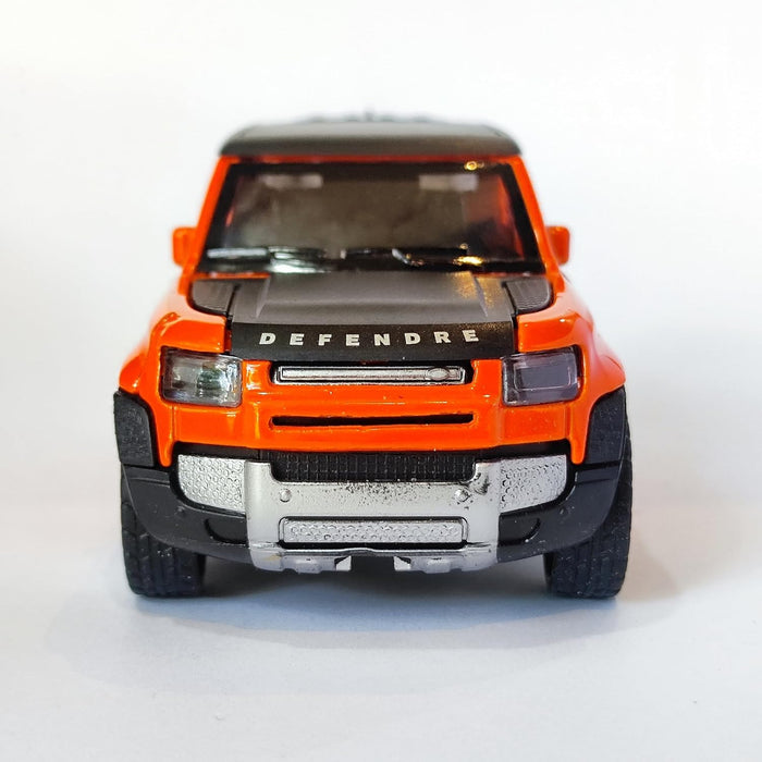 JSD PRO®- DEFENDER-JSD-DC007 -Premium Collection-Die Cast Model 1:32-Metal Toy Car with Storage Box (Orange)