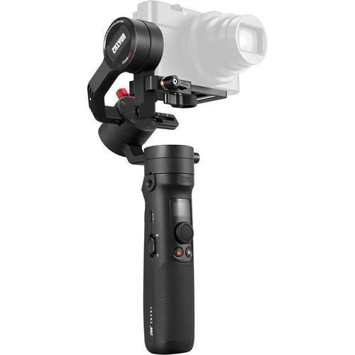 Zhiyun Crane M2 Gimbal [Official Dealer], 3-Axis Handheld Stabilizer Compatible for Sony A6000/A6300/A6400/A6500/Canon M6/G7 X Mark II Hero 7/6/5, Smartphones, Quick On/Off, 720g Max Payload