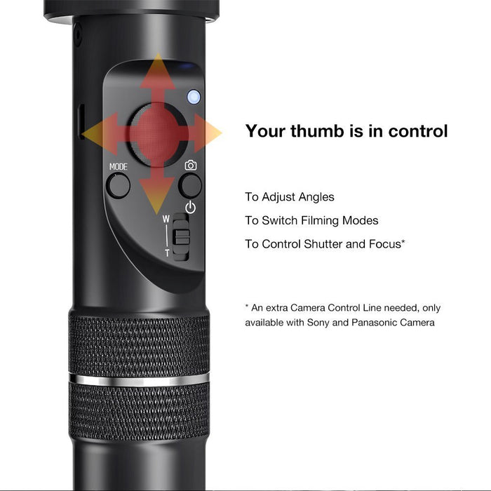 Zhiyun Crane V2 - 3 Axis Gimbal with 1.8 Kg Payload + 1 Year Warranty
