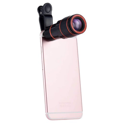 JSD PRO 12X Zoom Mobile Phone Clip-on Telescope Camera Lens for iPhone 6S 6 plus Samsung S7 S6 edge and other Smartphones